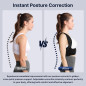 Correcteur de posture Fit Geno pour femmes Lite, attelle dorsale supérieure anti-voutement Correcteur de posture Fit Geno pour femmes Lite, attelle dorsale supérieure anti-voutement
