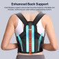 Correcteur de posture Fit Geno pour femmes Lite, attelle dorsale supérieure anti-voutement Correcteur de posture Fit Geno pour femmes Lite, attelle dorsale supérieure anti-voutement