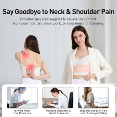 Correcteur de Posture Femme Rose L/2XL - Dos & Épaules