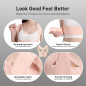 Posture Corrector for Women Back Brace & Shoulder Straightener, Pink, Size L/2XL