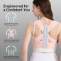 Correcteur de Posture Femme Rose, Ceinture Dos et Épaules, Taille L/2XL Correcteur de Posture Femme Rose, Ceinture Dos et Épaules, Taille L/2XL