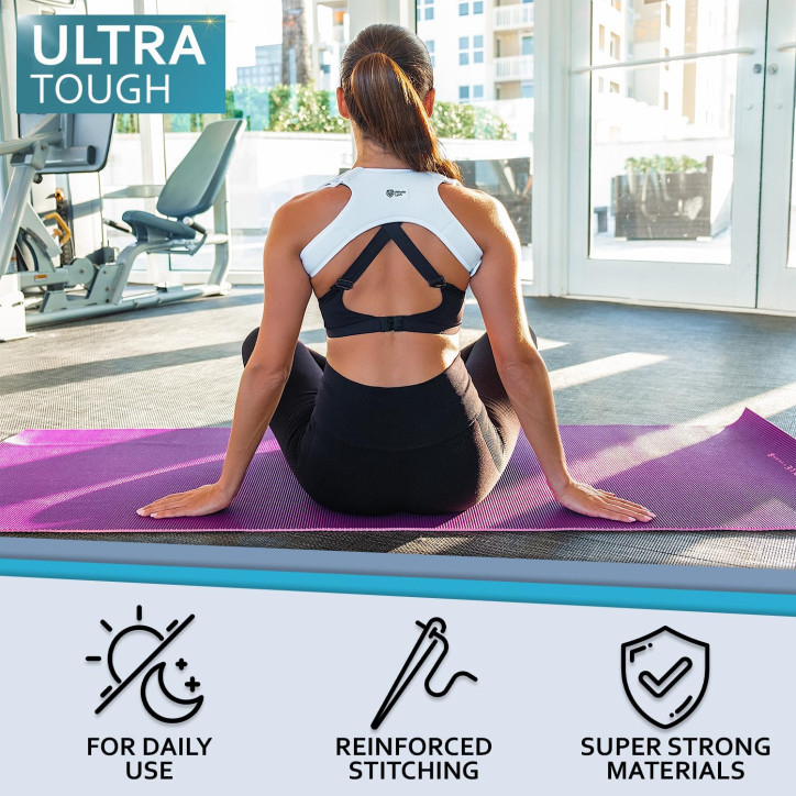 Upper Back Posture & Neck Hump Corrector - Support Brace for Women & Men, Pain Relief, Discreet White Upper Back Posture & Neck Hump Corrector - Support Brace for Women & Men, Pain Relief, Discreet White