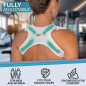 Upper Back Posture & Neck Hump Corrector - Support Brace for Women & Men, Pain Relief, Discreet White Upper Back Posture & Neck Hump Corrector - Support Brace for Women & Men, Pain Relief, Discreet White