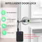 Fingerprint Biometric Door Lock with Keypad, Keyless Entry Door Knob for Home, Office, Bedroom – Silver Fingerprint Biometric Door Lock with Keypad, Keyless Entry Door Knob for Home, Office, Bedroom – Silver