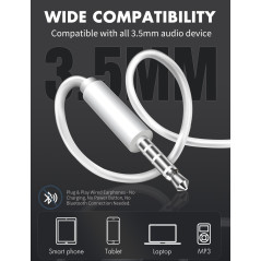 Antool Wired Earbuds 2 Pack – Clear Calls, Noise-Free, 3.5mm Jack