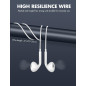 Antool Wired Earbuds 2 Pack - Ultra Clear Calls, Noise-Free In-Ear Headphones with Mic, 3.5mm Compatible Antool Wired Earbuds 2 Pack - Ultra Clear Calls, Noise-Free In-Ear Headphones with Mic, 3.5mm Compatible