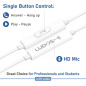 LUDOS FEROX Wired In-Ear Earbuds with Mic, Noise Isolation, 5-Year Warranty, 3.5mm Jack for iPhone & More LUDOS FEROX Wired In-Ear Earbuds with Mic, Noise Isolation, 5-Year Warranty, 3.5mm Jack for iPhone & More