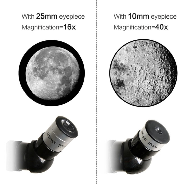 Gskyer 70mm Aperture 400mm AZ Refracting Telescope for Kids Beginners with Carry Bag, Phone Adapter & Remote Gskyer 70mm Aperture 400mm AZ Refracting Telescope for Kids Beginners with Carry Bag, Phone Adapter & Remote