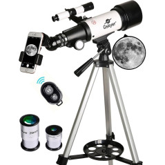 Télescope Gskyer 70mm AZ 400mm pour enfants avec sac et télécommande