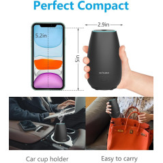 Portable Car Essential Oil Diffuser with USB - Mini Aromatherapy Humidifier