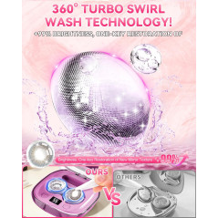 Pro 3.0 Ultrasonic Contact Lens Cleaner - Rechargeable & 99% Brightness