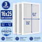 Filtres de remplacement 16x25 Fast-Shipped-Filters 3 pcs pour purificateur d'air électrostatique - Blanc USA Filtres de remplacement 16x25 Fast-Shipped-Filters 3 pcs pour purificateur d'air électrostatique - Blanc USA