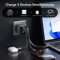 Chargeur Mural Rétractable MFish 65W GaN 3-en-1 avec USB-C Rétractable Chargeur Mural Rétractable MFish 65W GaN 3-en-1 avec USB-C Rétractable