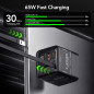 Chargeur Mural Rétractable MFish 65W GaN 3-en-1 avec USB-C Rétractable Chargeur Mural Rétractable MFish 65W GaN 3-en-1 avec USB-C Rétractable