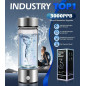 3.0 Upgrade Hydrogen Water Bottle Generator | SPE PEM Tech | Double Hydrogen | 24-Hour Lock | High Borosilicate Glass 3.0 Upgrade Hydrogen Water Bottle Generator | SPE PEM Tech | Double Hydrogen | 24-Hour Lock | High Borosilicate Glass
