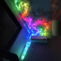 Ambient Thunder Lights LED 3D Nuage Éclair DIY Coloré Lampe de Nuit Créative pour Soirées