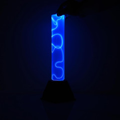 Tube Plasma 12 pouces avec Réponse Sonore, Vocale et Tactile – Lampe Plasma Bleue Éducative