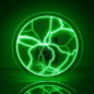 Disque plasma 16 pouces vert - boule plasma déco pour maison, bars, fêtes, cadeaux éducatifs Disque plasma 16 pouces vert - boule plasma déco pour maison, bars, fêtes, cadeaux éducatifs