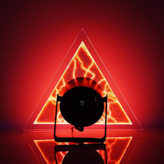 Disque Plasma Triangulaire 12 Rouge – Décoration & Fête