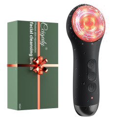 Ccigedy Rechargeable Electric Face Scrubber & Cleansing Brush - Black