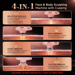 Electric Lymphatic Contour Brush for Jawline, Neck & Body Shaping