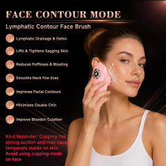 Electric Lymphatic Contour Brush for Jawline, Neck & Body Shaping