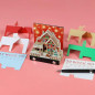 3D Memo Pad Art Calendar 2025 - Christmas Tear Away Paper Sculpture, DIY Desk Notepad with Light