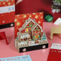 3D Memo Pad Art Calendar 2025 - Christmas Tear Away Paper Sculpture, DIY Desk Notepad with Light