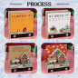 3D Memo Pad Art Calendar 2025 - Christmas Tear Away Paper Sculpture, DIY Desk Notepad with Light
