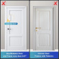 Lot de 2 Verrous Renforcés pour Porte, Sécurité Maison, Protège Enfant, Blanc Lot de 2 Verrous Renforcés pour Porte, Sécurité Maison, Protège Enfant, Blanc