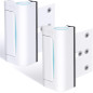 Lot de 2 Verrous Renforcés pour Porte, Sécurité Maison, Protège Enfant, Blanc Lot de 2 Verrous Renforcés pour Porte, Sécurité Maison, Protège Enfant, Blanc