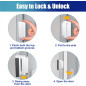 2 Pack White Door Reinforcement Locks – Child Proof Home Security Door Locks 2 Pack White Door Reinforcement Locks – Child Proof Home Security Door Locks