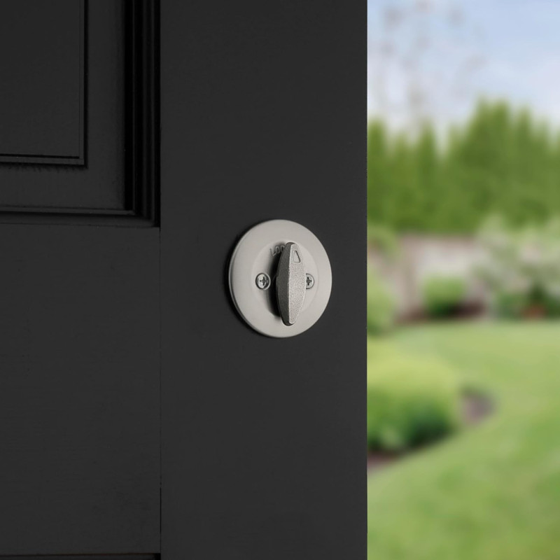 Serrure Kwikset 660 Satin Nickel avec Protection Microban