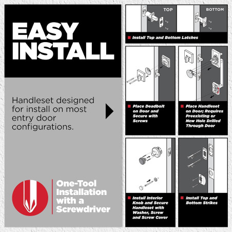 Kwikset 660 Satin Nickel Single Cylinder Deadbolt with Microban Protection, Round Exterior Keyed Entry Lock