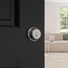 Serrure Kwikset 660 Satin Nickel avec Protection Microban