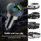 Chargeur Auto 66W Super Fast USB PD & QC 3.0 avec Voltmètre et LED, Compatible iPhone, Samsung, iPad Noir Chargeur Auto 66W Super Fast USB PD & QC 3.0 avec Voltmètre et LED, Compatible iPhone, Samsung, iPad Noir