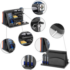 Wood Bedside Organizer & Phone Docking Station – Perfect Gifts for Men