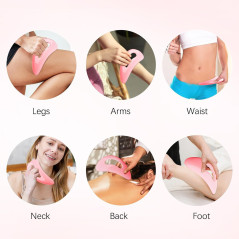 Large Gua Sha Massage Tool for Lymphatic Drainage & Body Relaxation