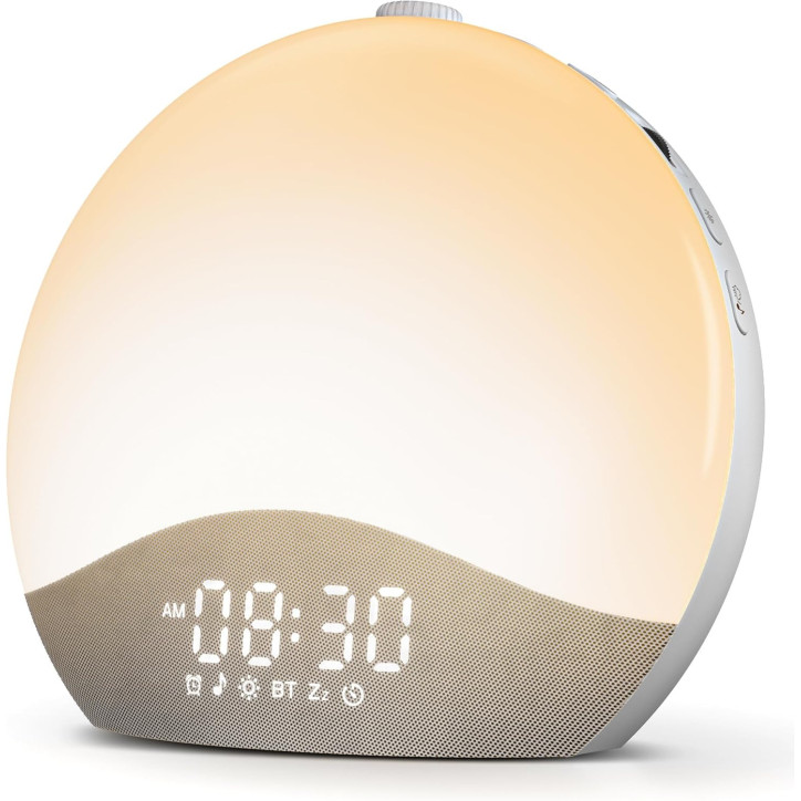 ecozy Sunrise Alarm Clock with 26 Soothing White Noise Sounds for Relaxing Wake-Up ecozy Sunrise Alarm Clock with 26 Soothing White Noise Sounds for Relaxing Wake-Up