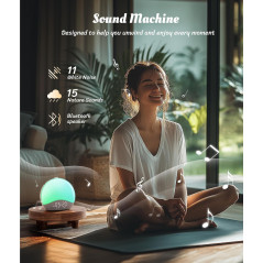 ecozy Sunrise Alarm Clock & White Noise Machine with 26 Soothing Sounds