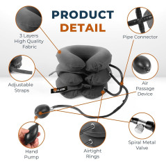 Cervical Neck Traction & Stretcher Device for Pain Relief