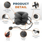Cervical Neck Traction and Stretcher Device for Pain Relief and Neck Support
