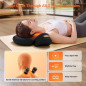 Oreiller de Massage Cervical Sans Fil 3 en 1 avec Chaleur, Vibration et Traction Oreiller de Massage Cervical Sans Fil 3 en 1 avec Chaleur, Vibration et Traction