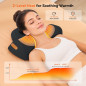 3-in-1 Cordless Neck Massager Pillow with Heat, Vibration & Traction Therapy 3-in-1 Cordless Neck Massager Pillow with Heat, Vibration & Traction Therapy