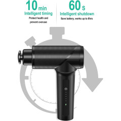 Medcursor Massage Gun Noir - Massage Profond et Puissant