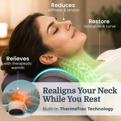 Original TheraPillow: 3-in-1 Neck Massager with Heat, Vibration & USB-C