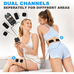 Belifu 4-in-1 TENS EMS Muscle Stimulator: 36 Modes, Pain Relief & Massage