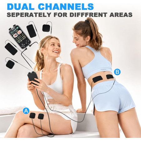 Belifu 4-in-1 TENS EMS Muscle Stimulator: 36 Modes, Pain Relief & Massage