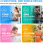 Belifu Stimulateur Musculaire TENS EMS 4 en 1, 36 Modes, 20 Intensités, Écran Couleur 3.8, Mémoire & Favoris Belifu Stimulateur Musculaire TENS EMS 4 en 1, 36 Modes, 20 Intensités, Écran Couleur 3.8, Mémoire & Favoris