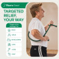 Thera Cane Green Single Massage Tool for Deep Tissue Relief and Muscle Pain Therapy